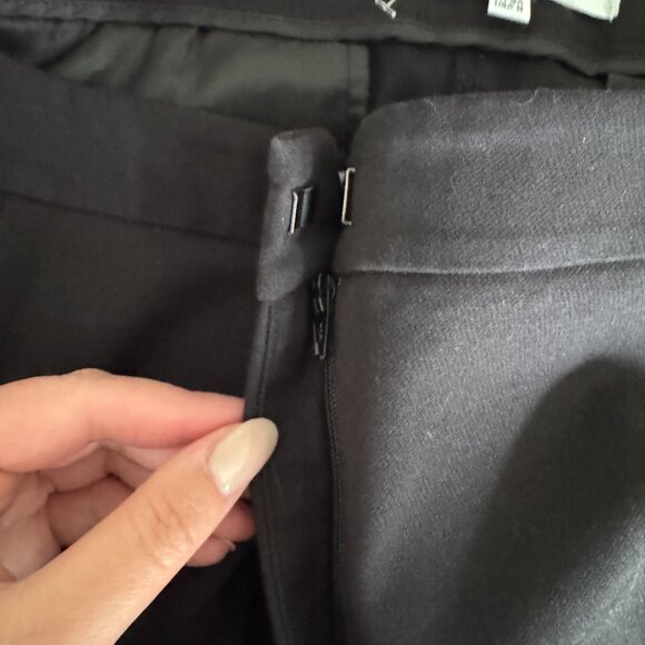 Reiss | NWOT Skinny Ankle Length Pull On Dress Pants Work Trousers Black Size 8 - Picture 10 of 11